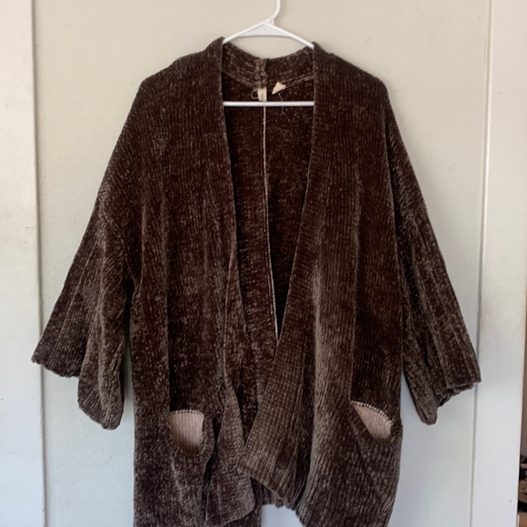 Anthropologie Olive green soft bohemian sweater - Picture 1 of 3